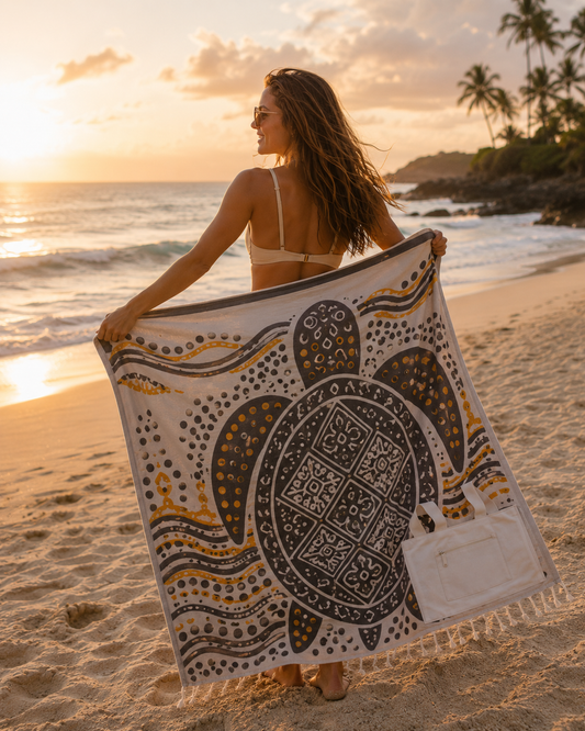 Kiki Turtle Towel Bag